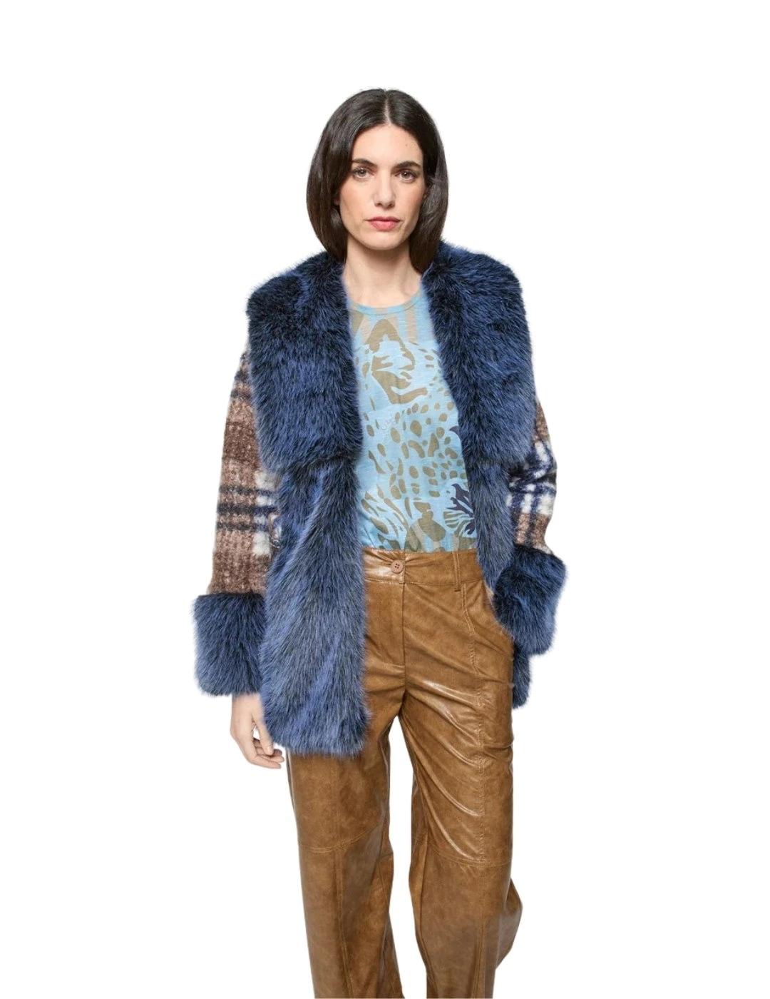 Mercedes De Miguel Chaquetón Ananda Tricolor