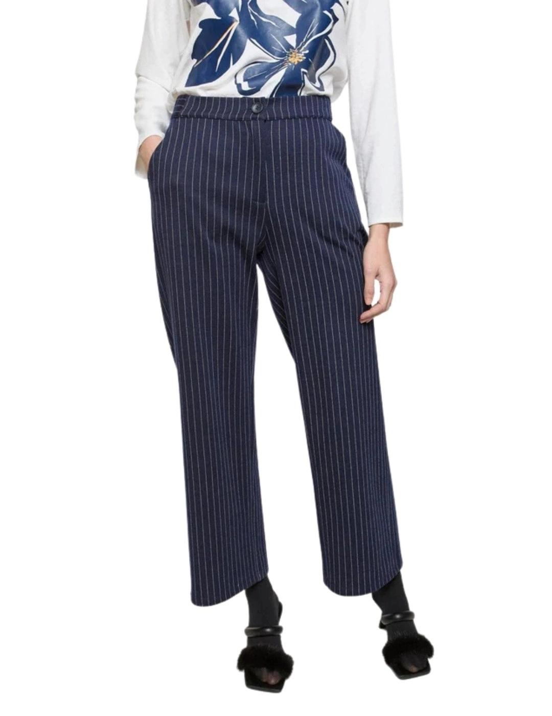 Mercedes De Miguel Pantalón Ananda Marino