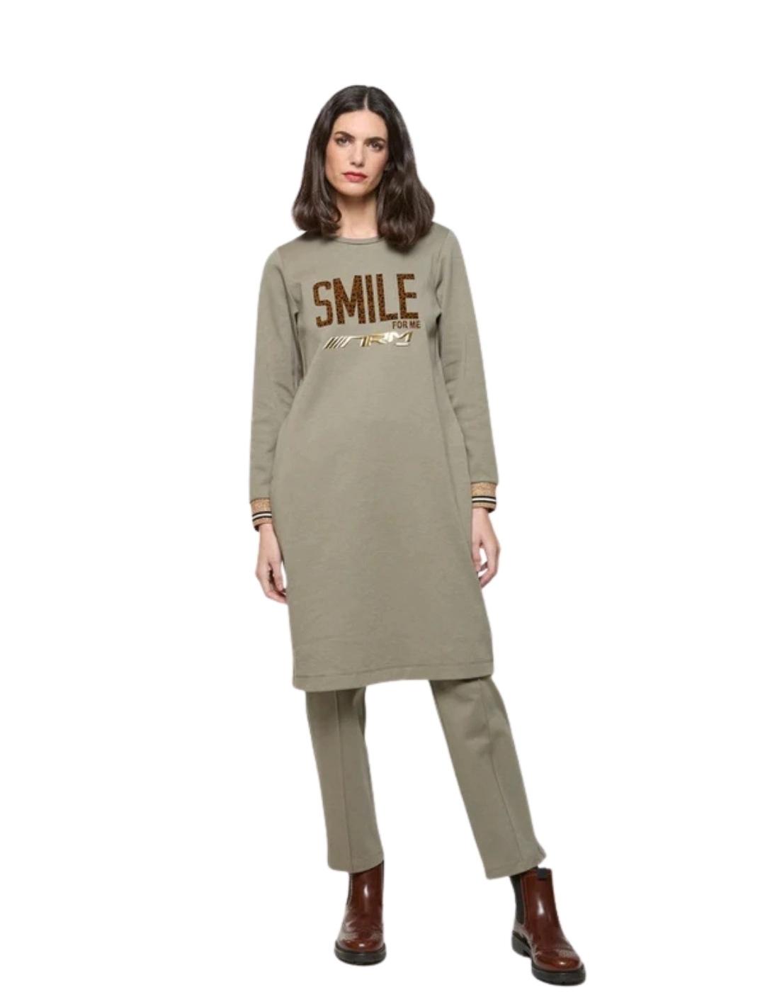 Mercedes De Miguel Pantalón Ziba Kaki