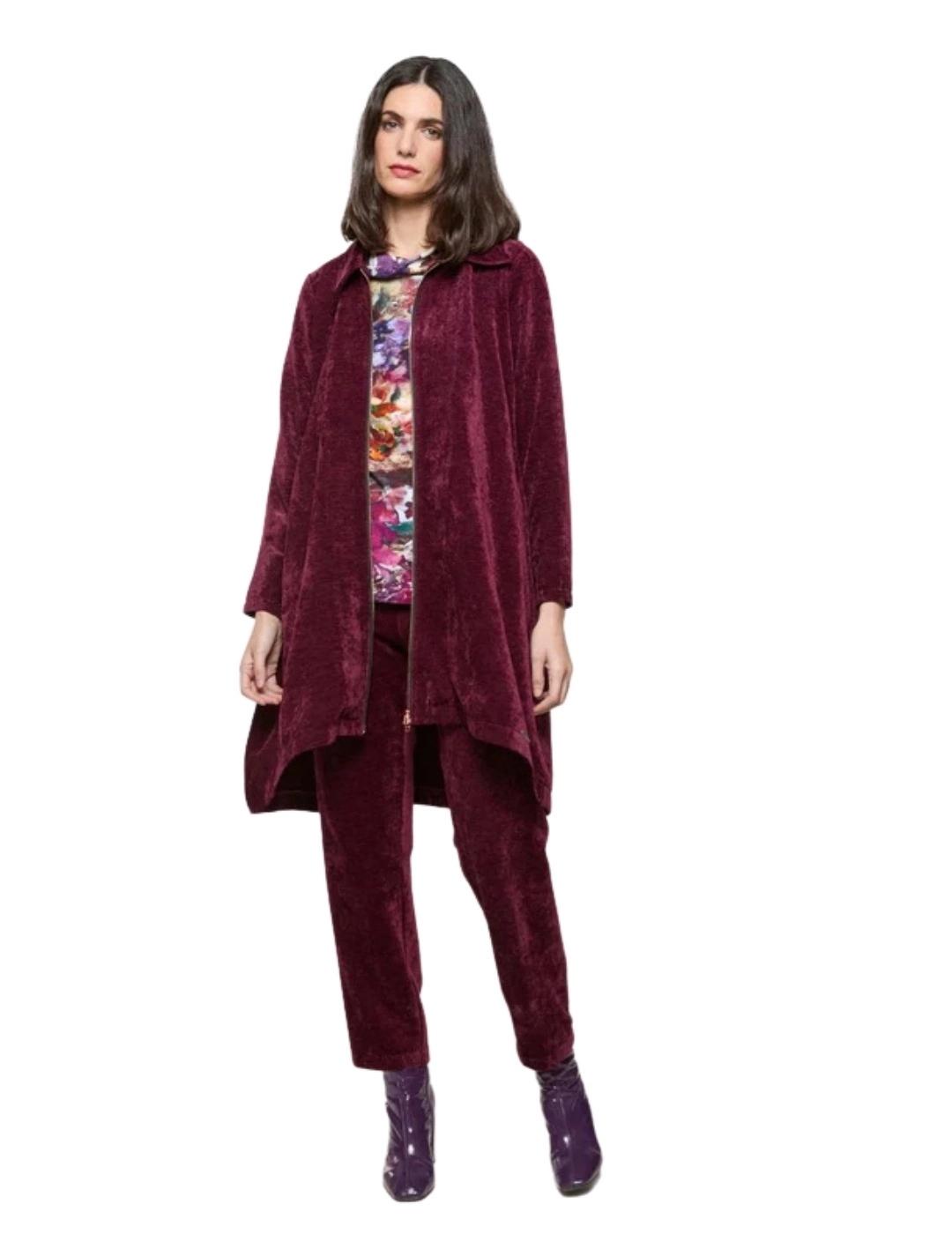 Mercedes De Miguel Pantalón Pitillo Isa Berenjena