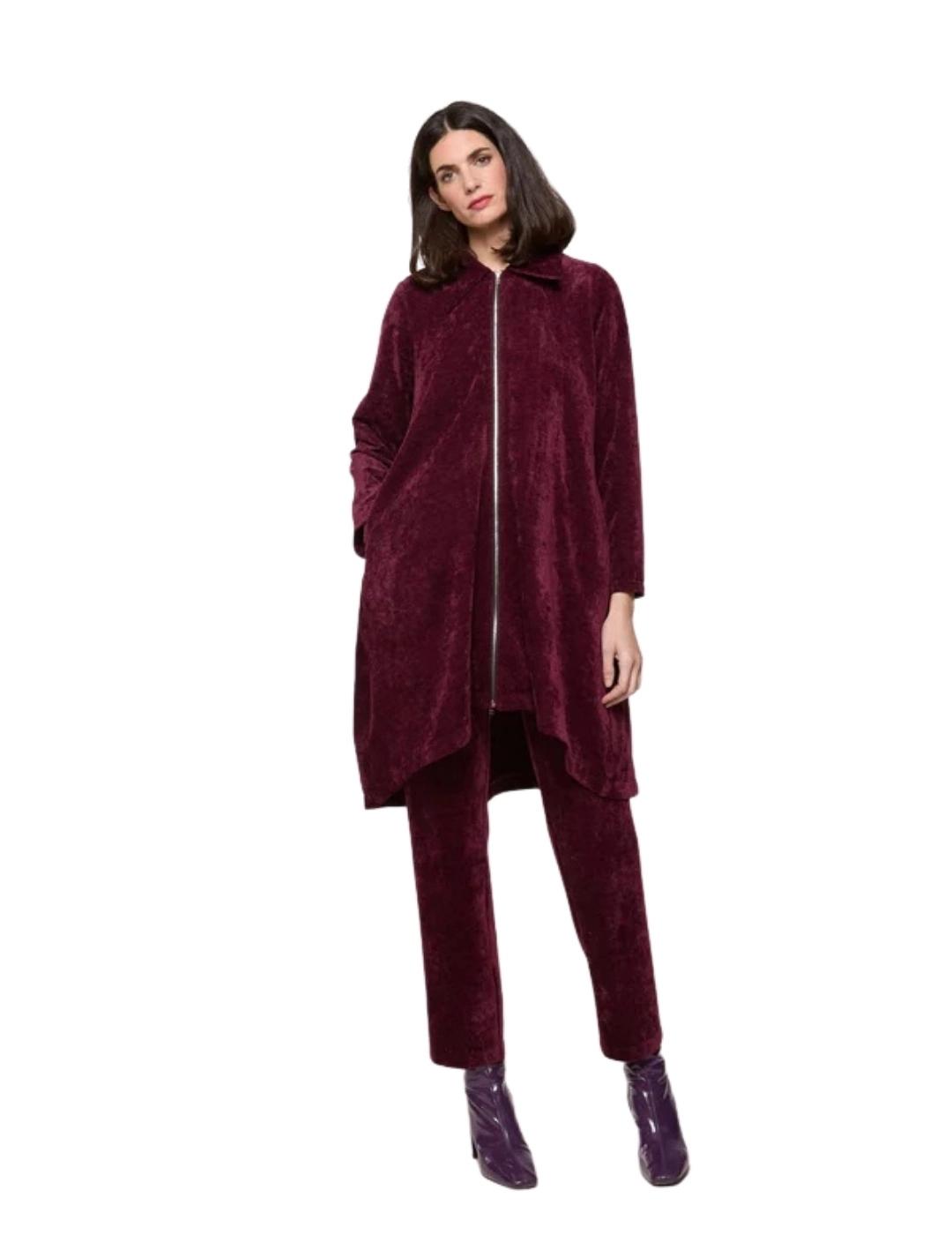 Mercedes De Miguel Pantalón Pitillo Isa Berenjena