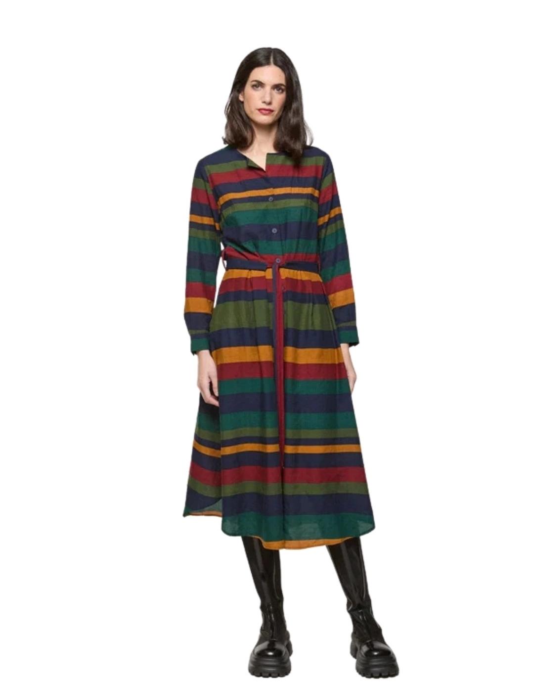 Mercedes De Miguel Vestido Mara Multicolor