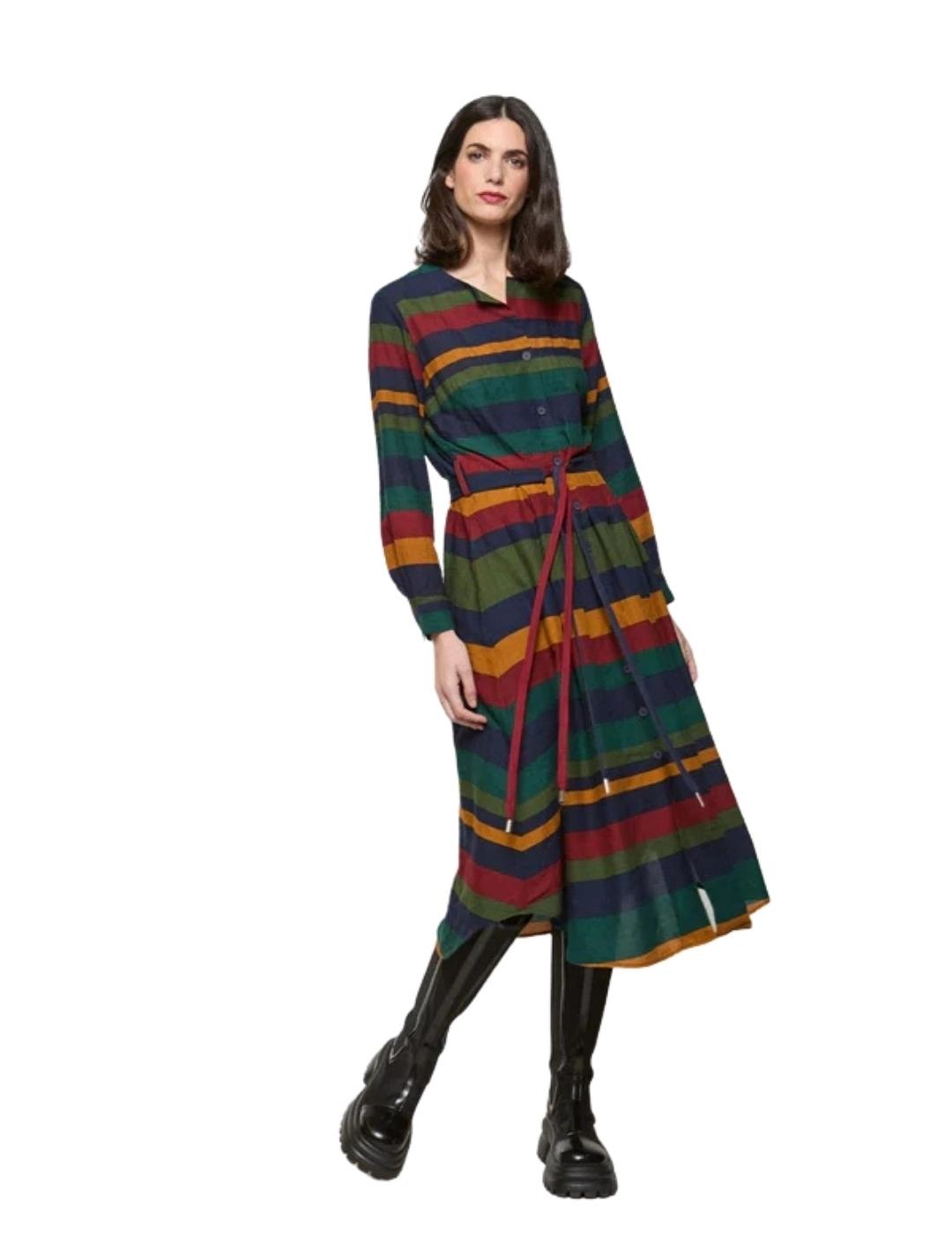 Mercedes De Miguel Vestido Mara Multicolor