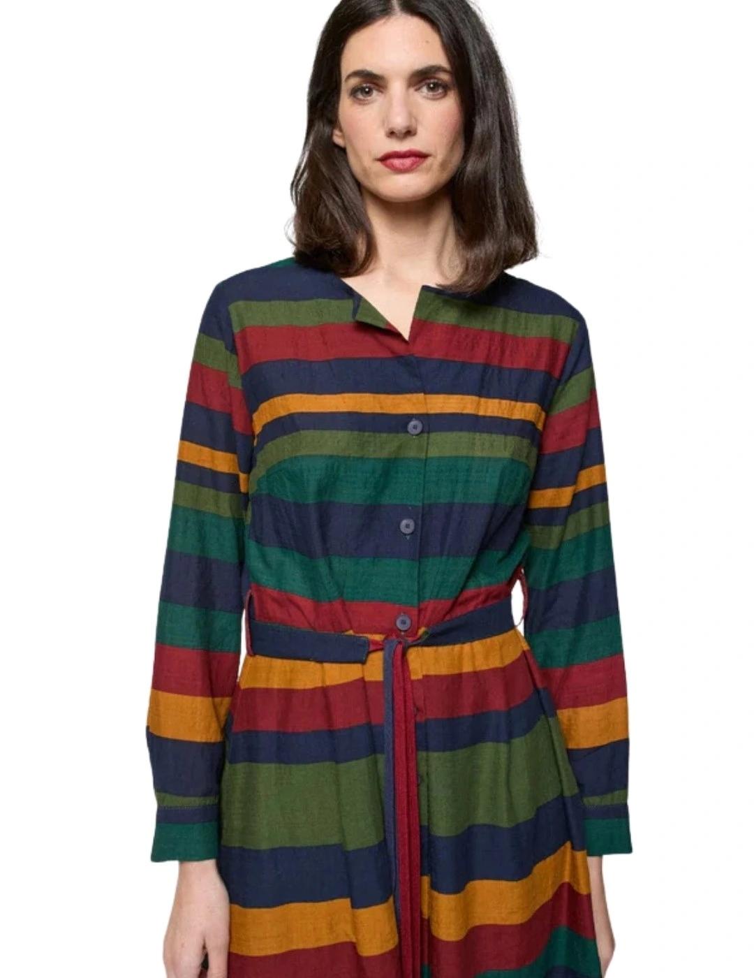 Mercedes De Miguel Vestido Mara Multicolor