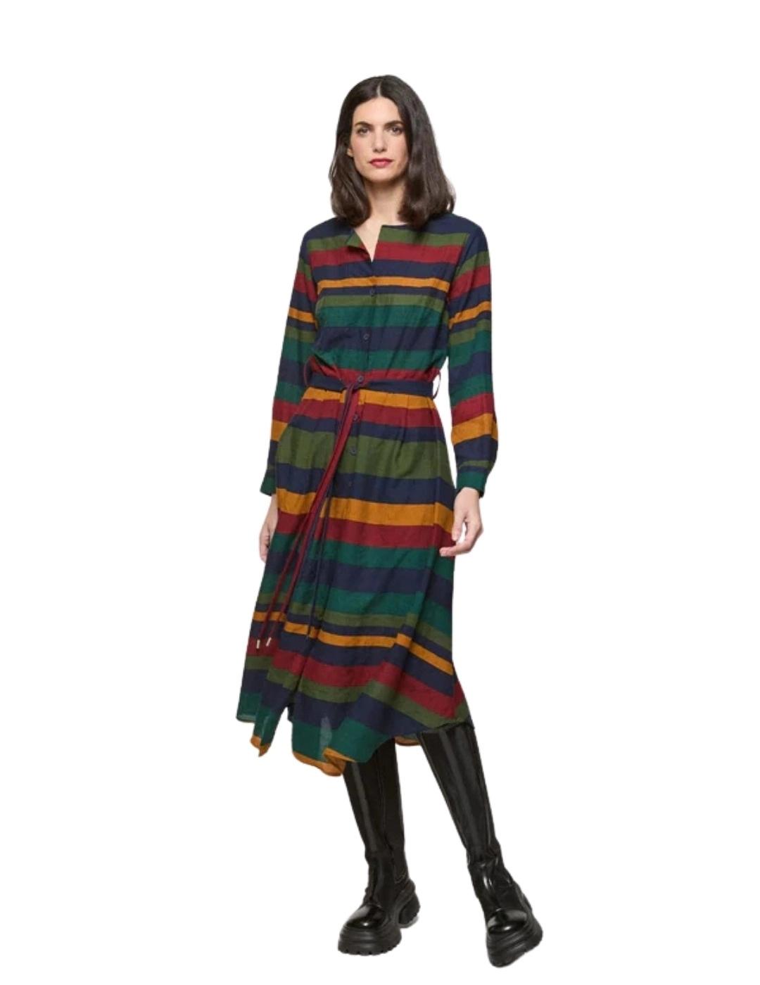 Mercedes De Miguel Vestido Mara Multicolor