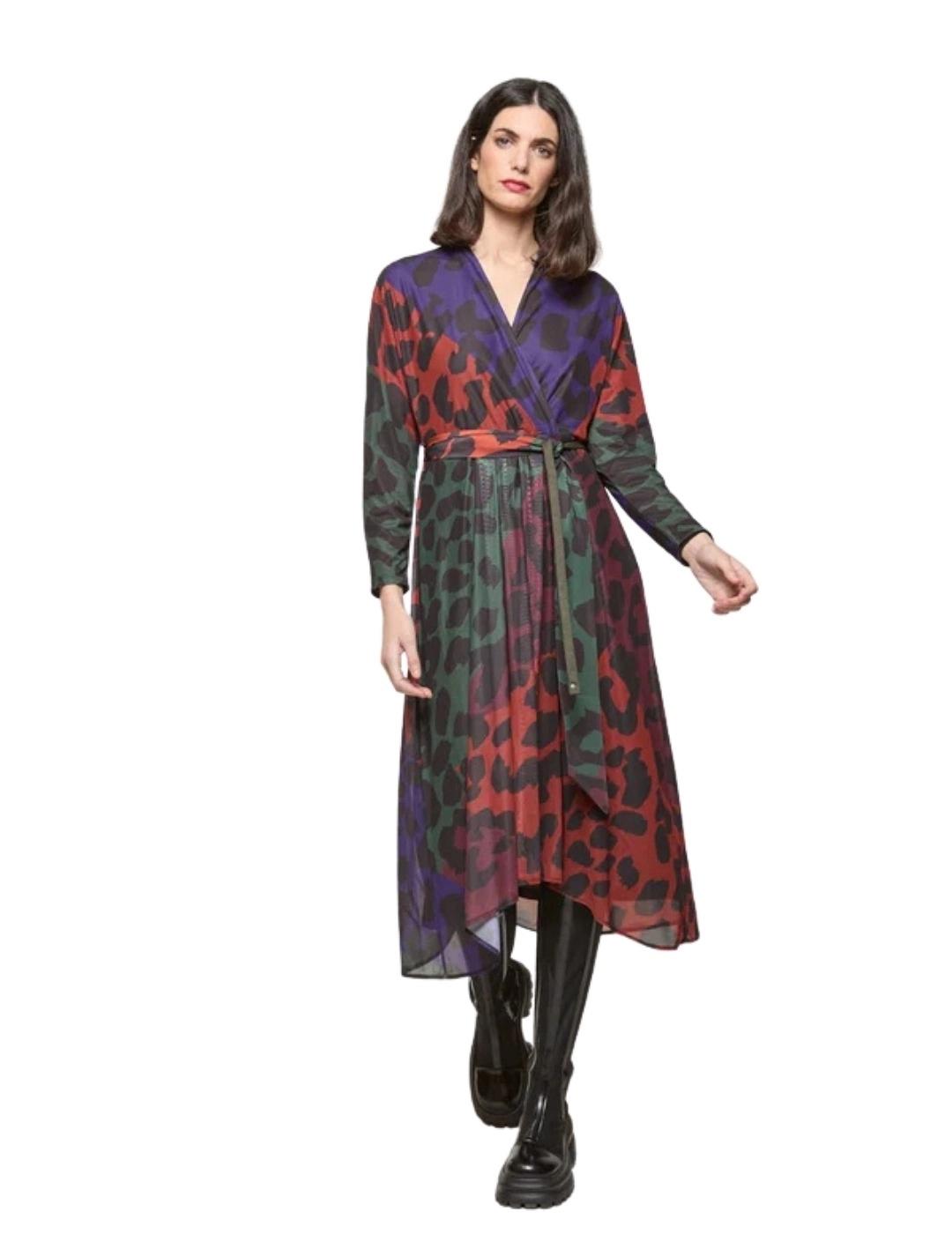 Mercedes De Miguel Vestido Cora Multicolor