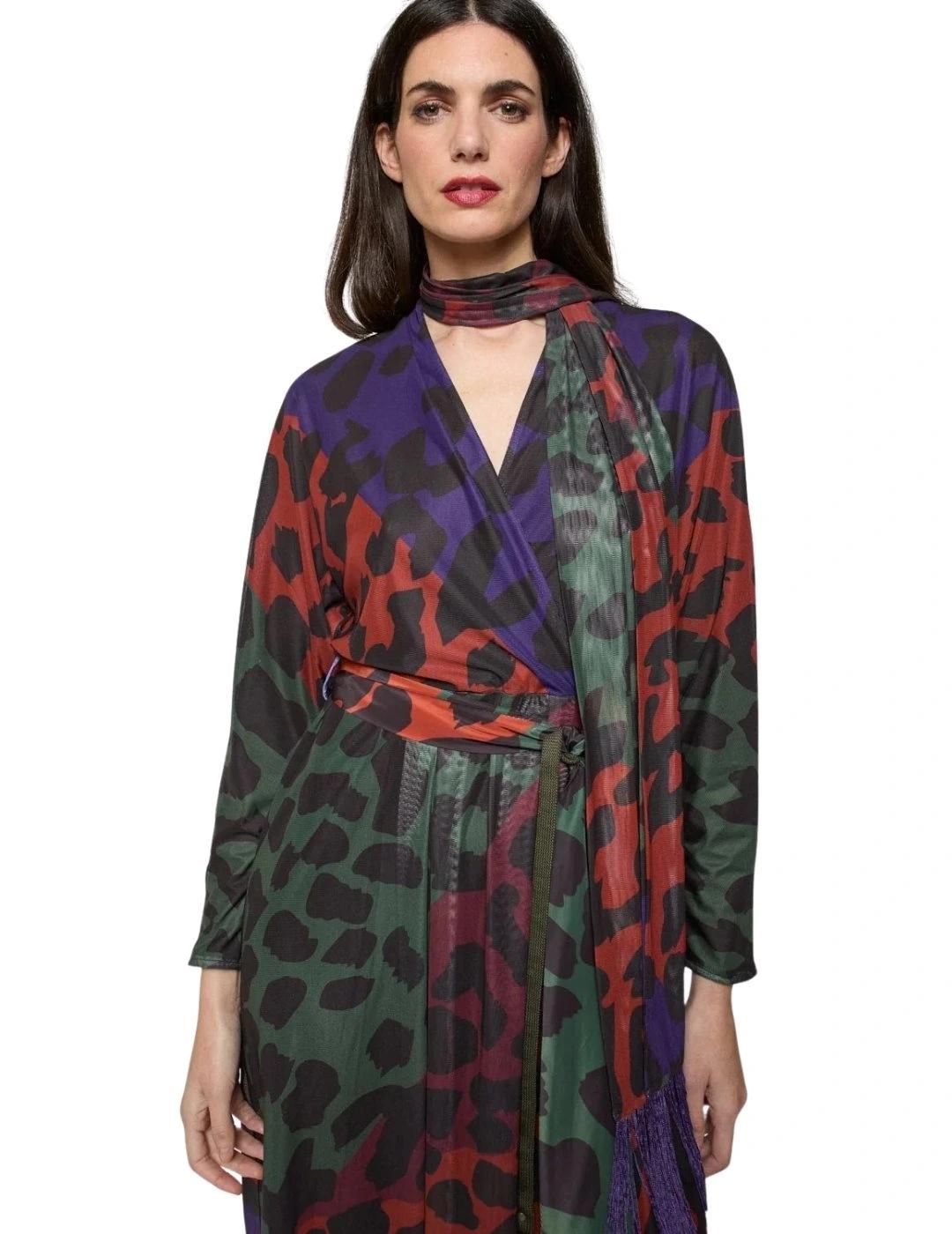 Mercedes De Miguel Vestido Cora Multicolor