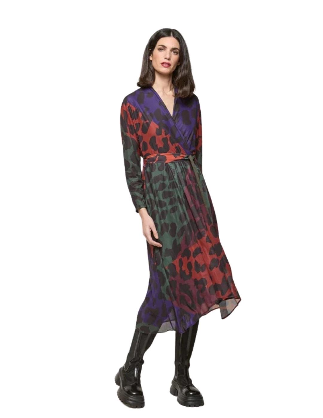 Mercedes De Miguel Vestido Cora Multicolor