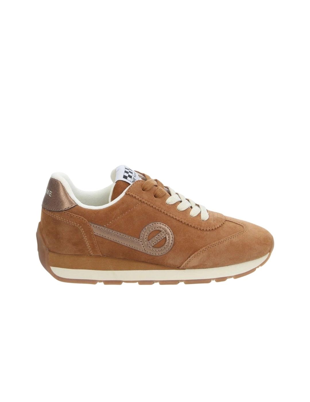 No Name Zapatillas City Run Jogger W Suede Brown