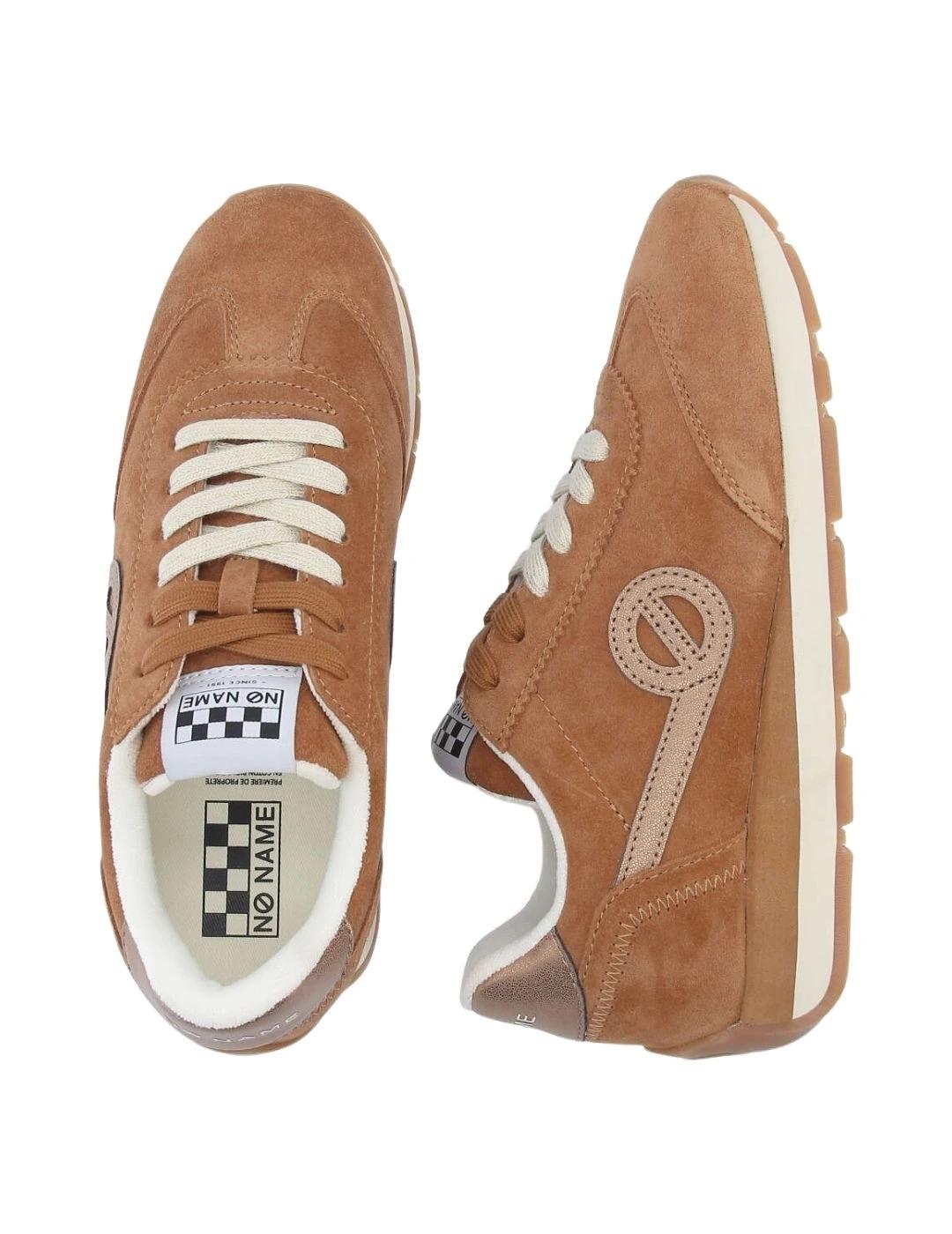 No Name Zapatillas City Run Jogger W Suede Brown