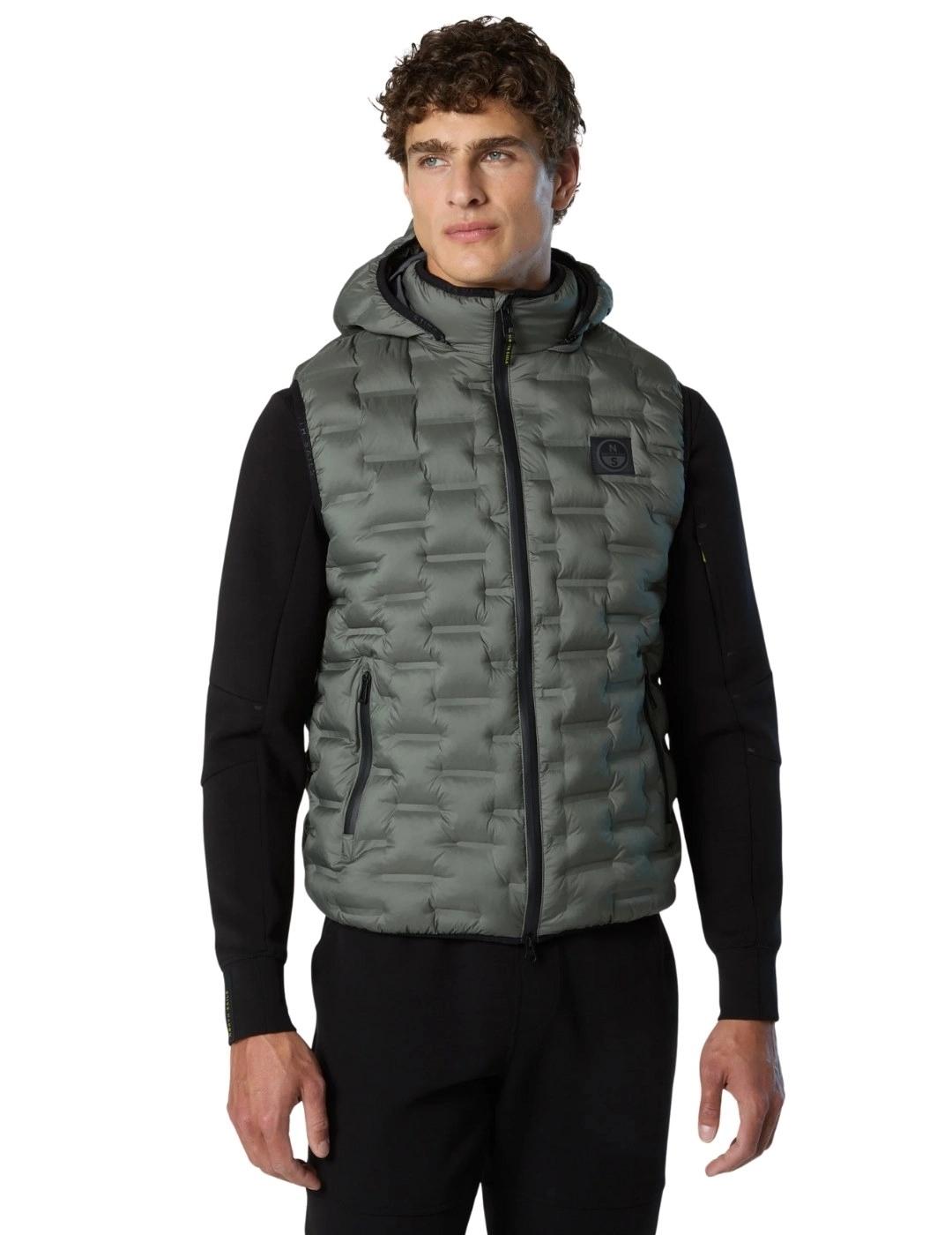 North Sails Chaleco Micro Chip Gris