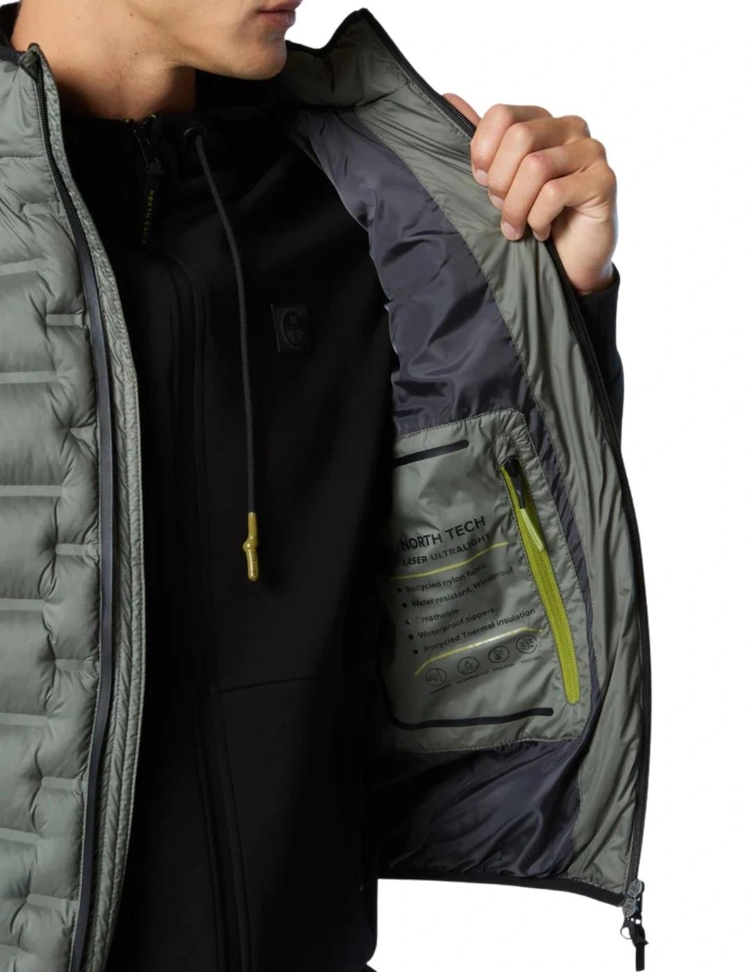 North Sails Chaleco Micro Chip Gris