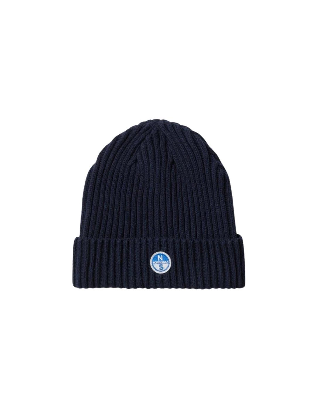 North Sails Gorro de canalé con logo Navy Blue