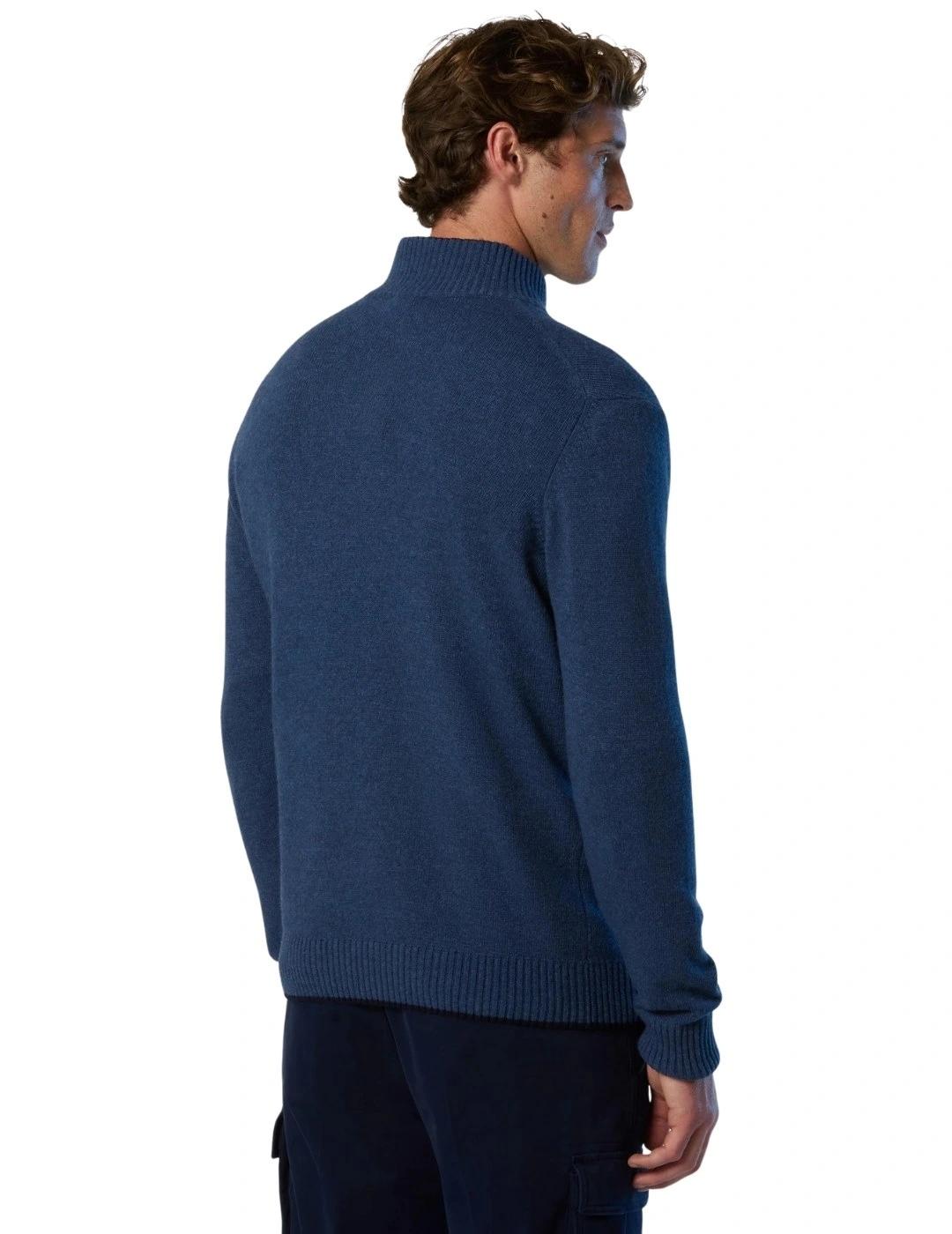 North Sails Jersey con botones Azul