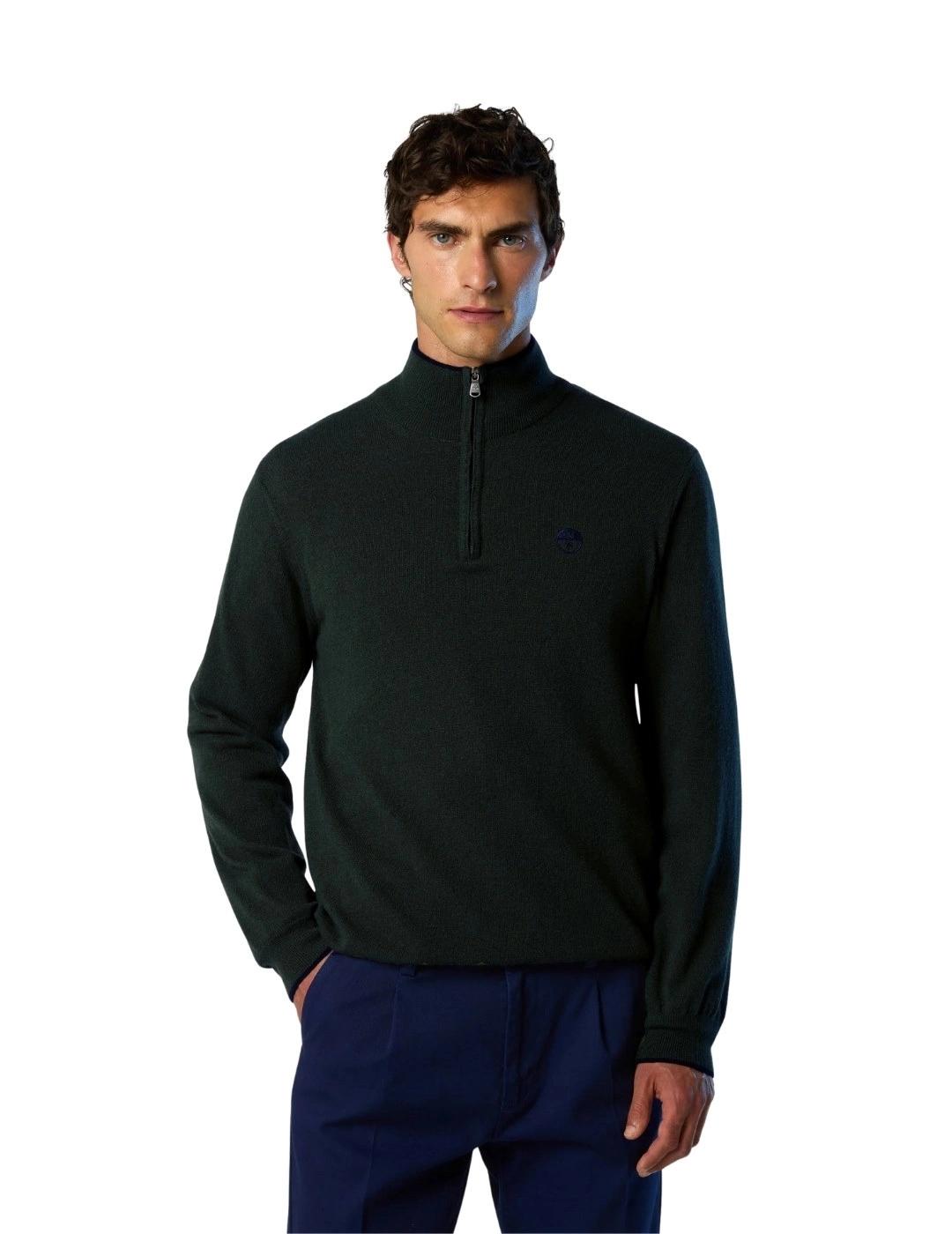 North Sails Jersey media cremallera Pine Grove