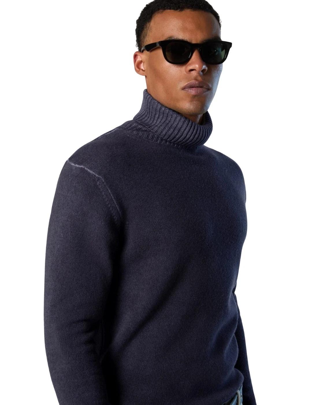 North Sails Jersey cuello vuelto Navy Blue
