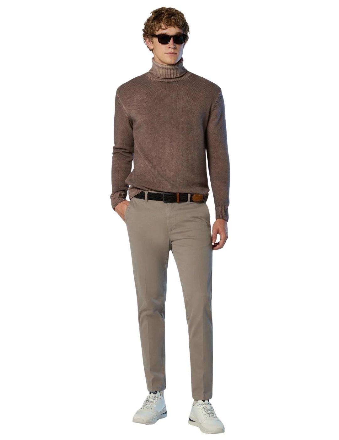 North Sails Jersey cuello vuelto Sea Wood