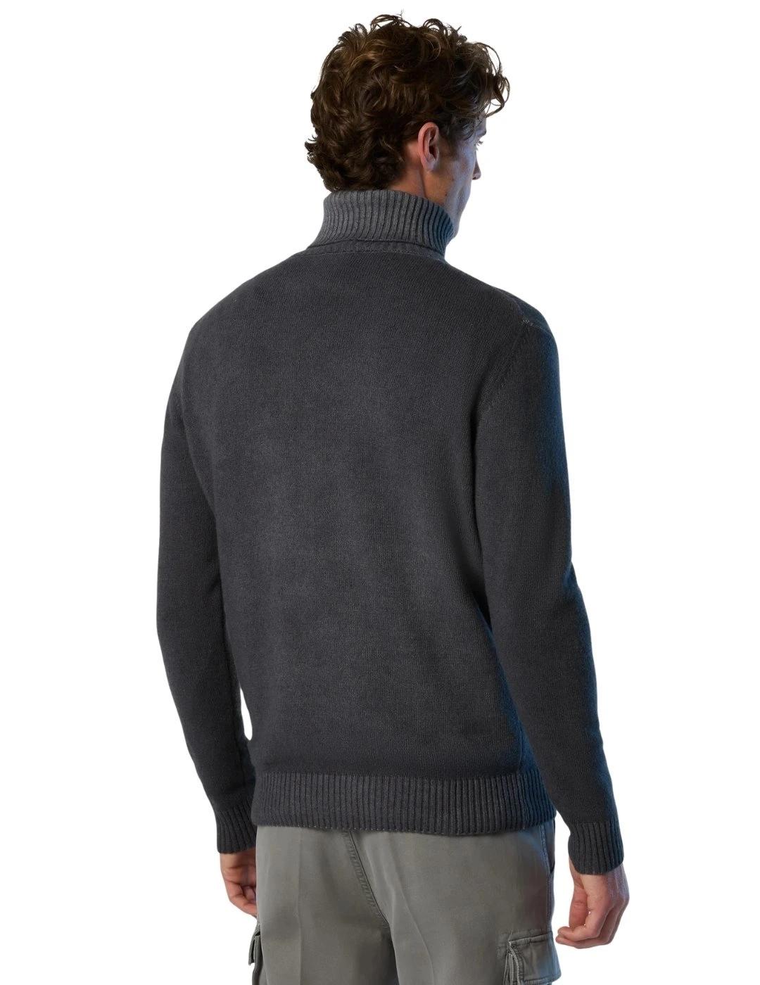 North Sails Jersey cuello vuelto Asphalt