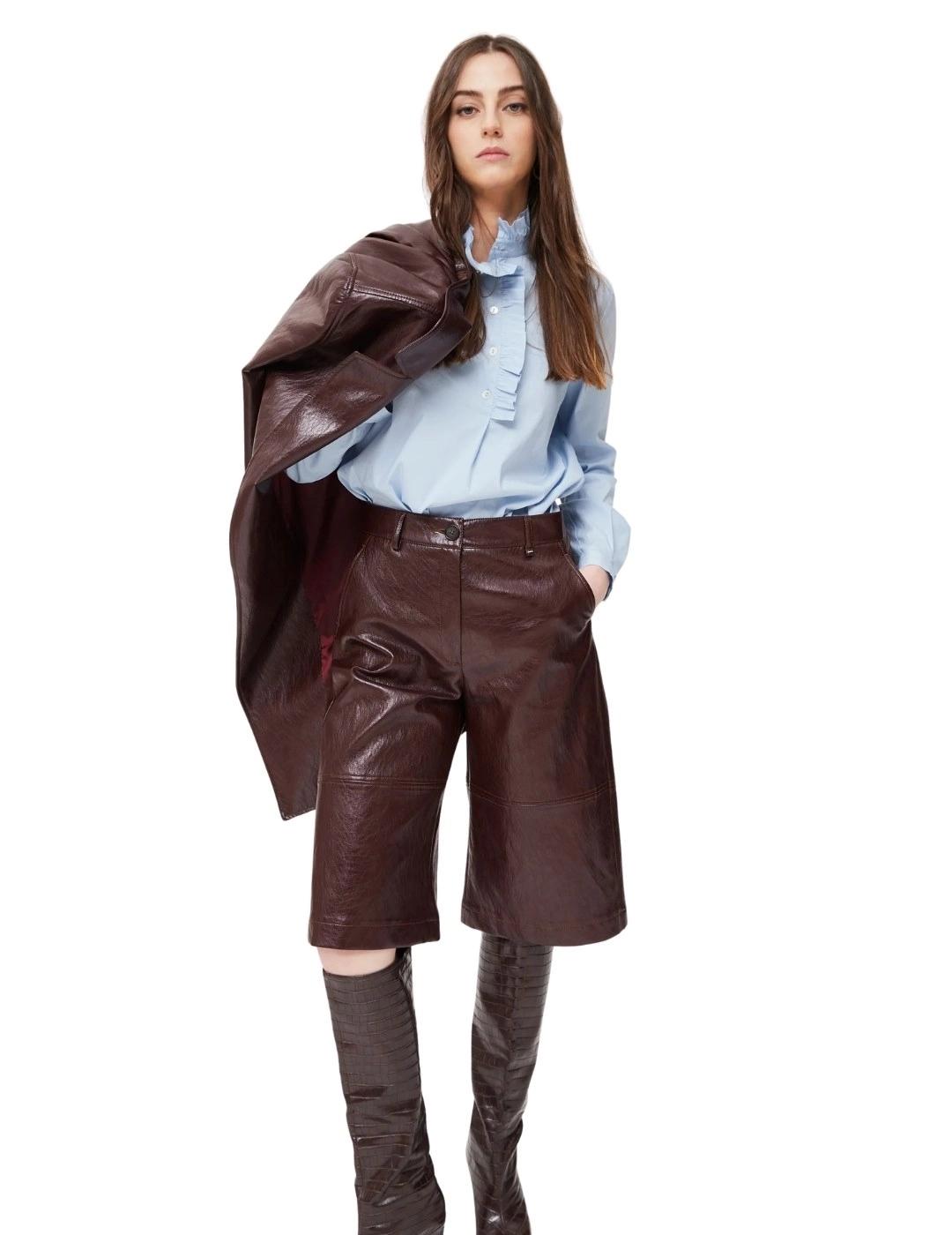 Oky Camisa Ferrat Popelín Stretch Azul Claro