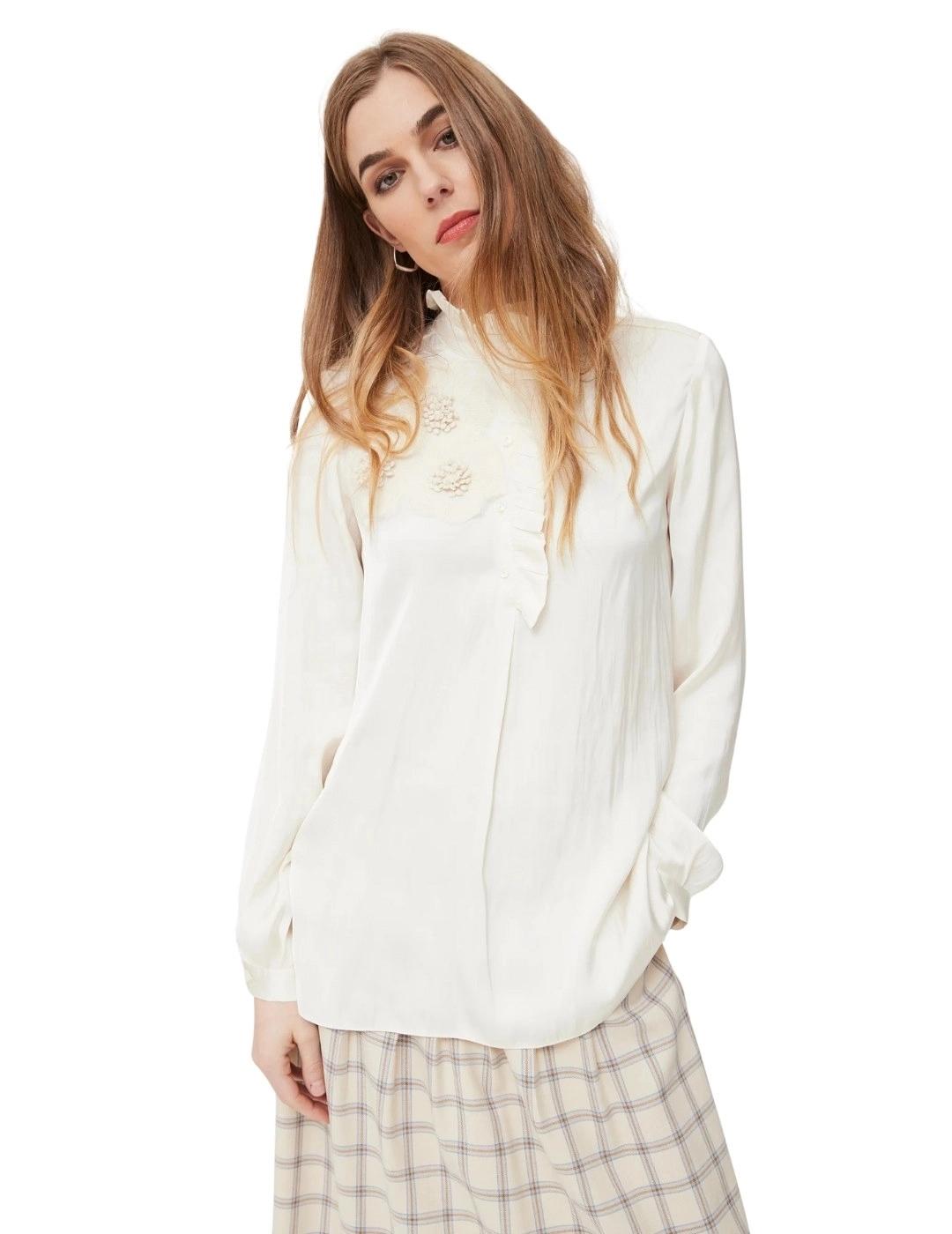 Oky Camisa Ferrat Raso Blanco