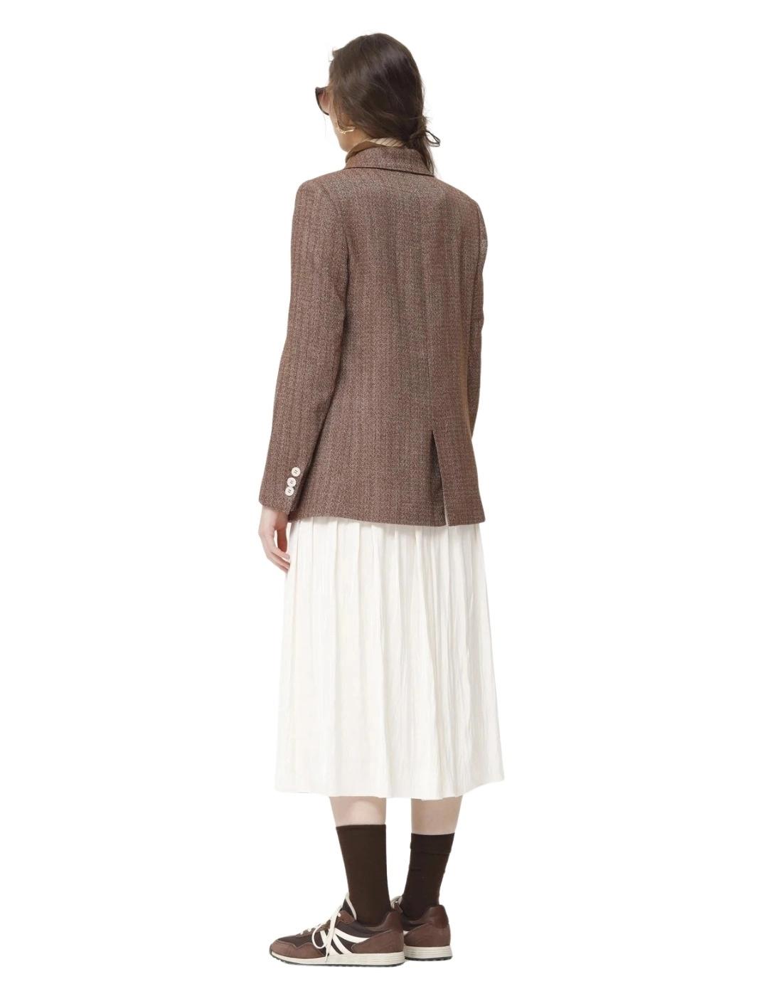 Oky Chaqueta Tabago Espiga Marrón