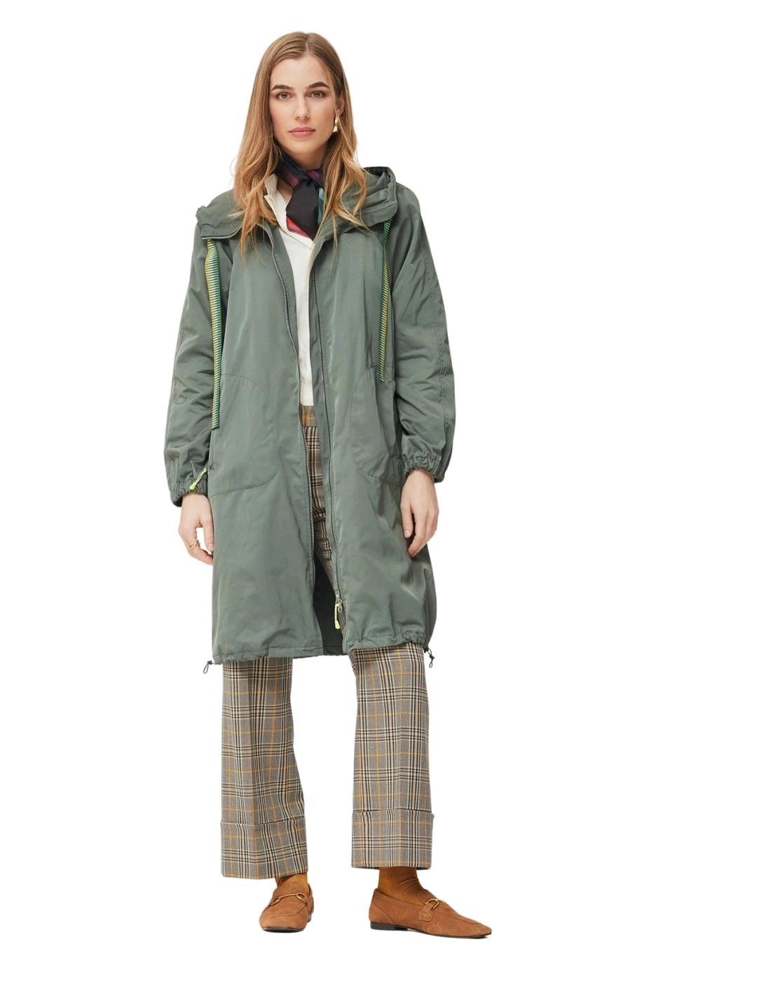 Oky Abrigo Jillia Técnico Waterproof Verde