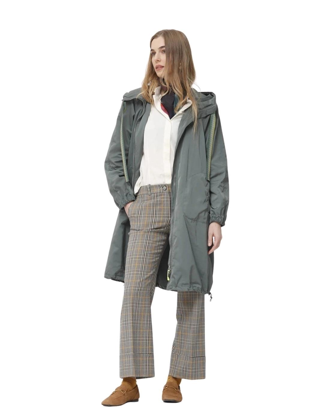 Oky Abrigo Jillia Técnico Waterproof Verde