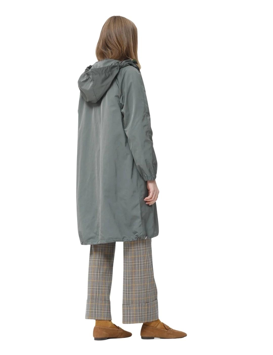 Oky Abrigo Jillia Técnico Waterproof Verde