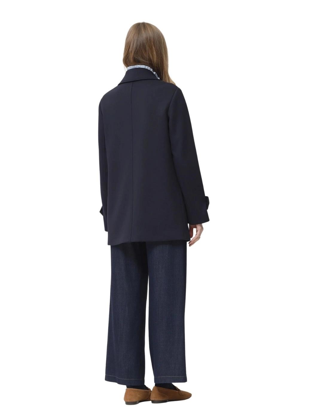 Oky Abrigo Cuarta Sarga doble neopreno Marino