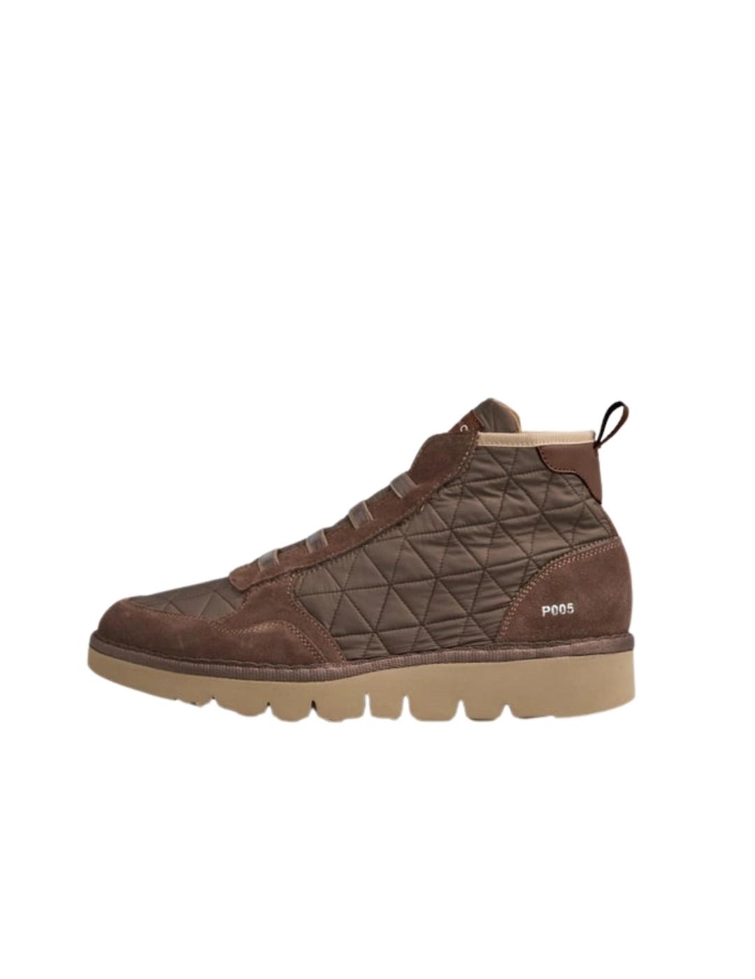 Panchic Botas P005 Quilted Marrón