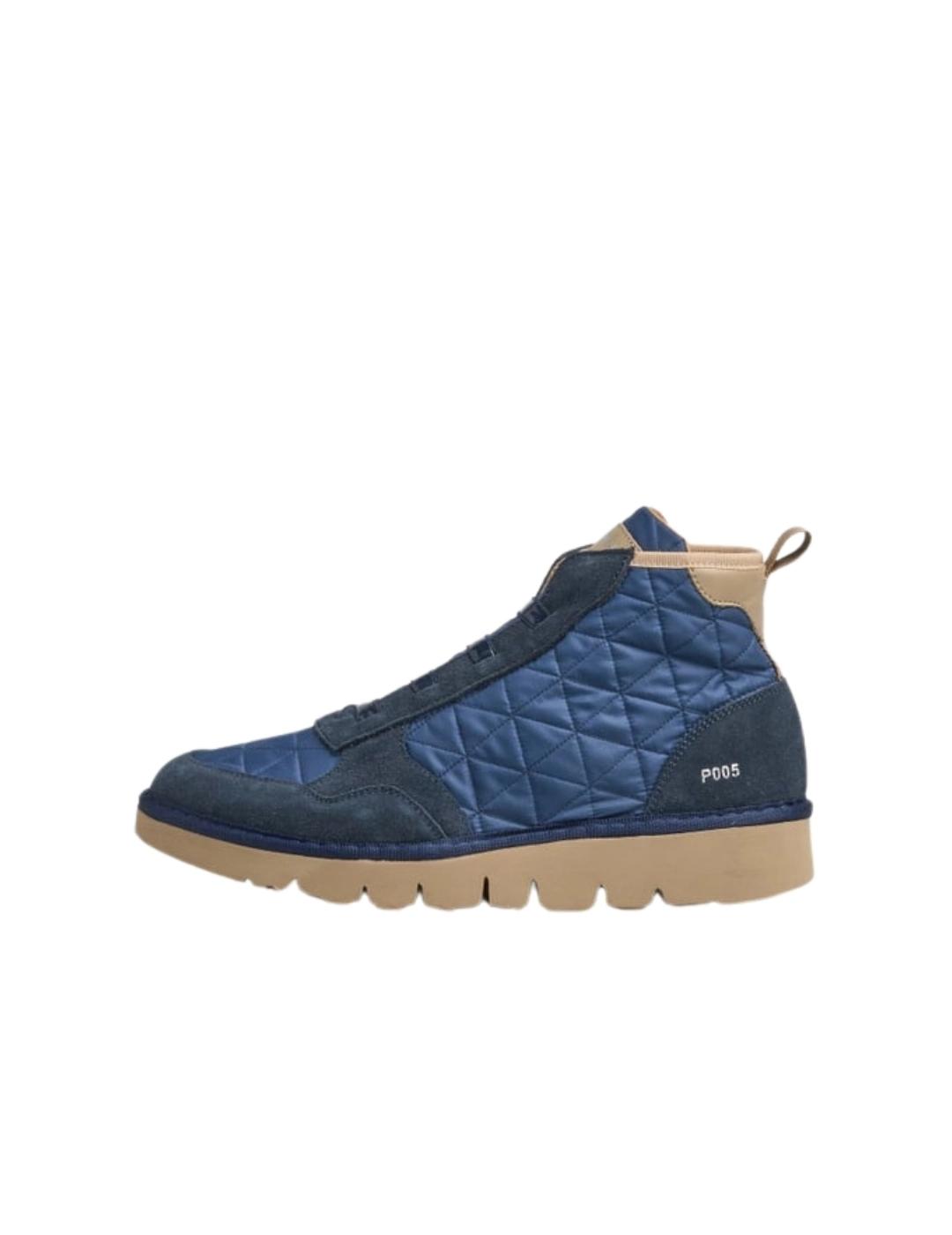 Panchic Botas P005 Quilted Nylon Azul marino