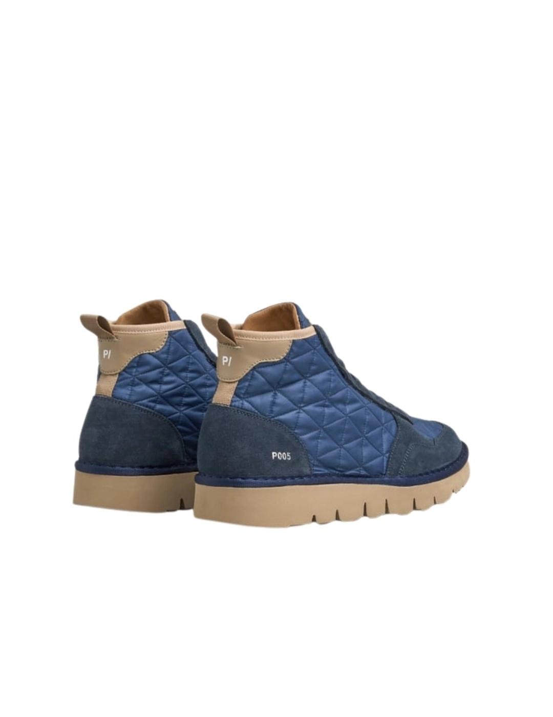 Panchic Botas P005 Quilted Nylon Azul marino