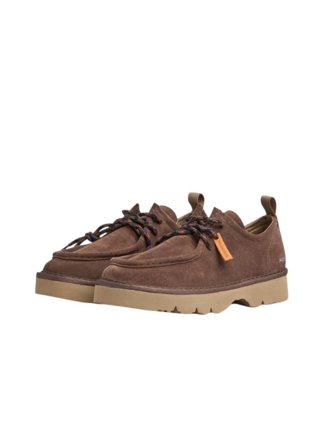 Panchic Zapatos P009 Lace-Up Marrón