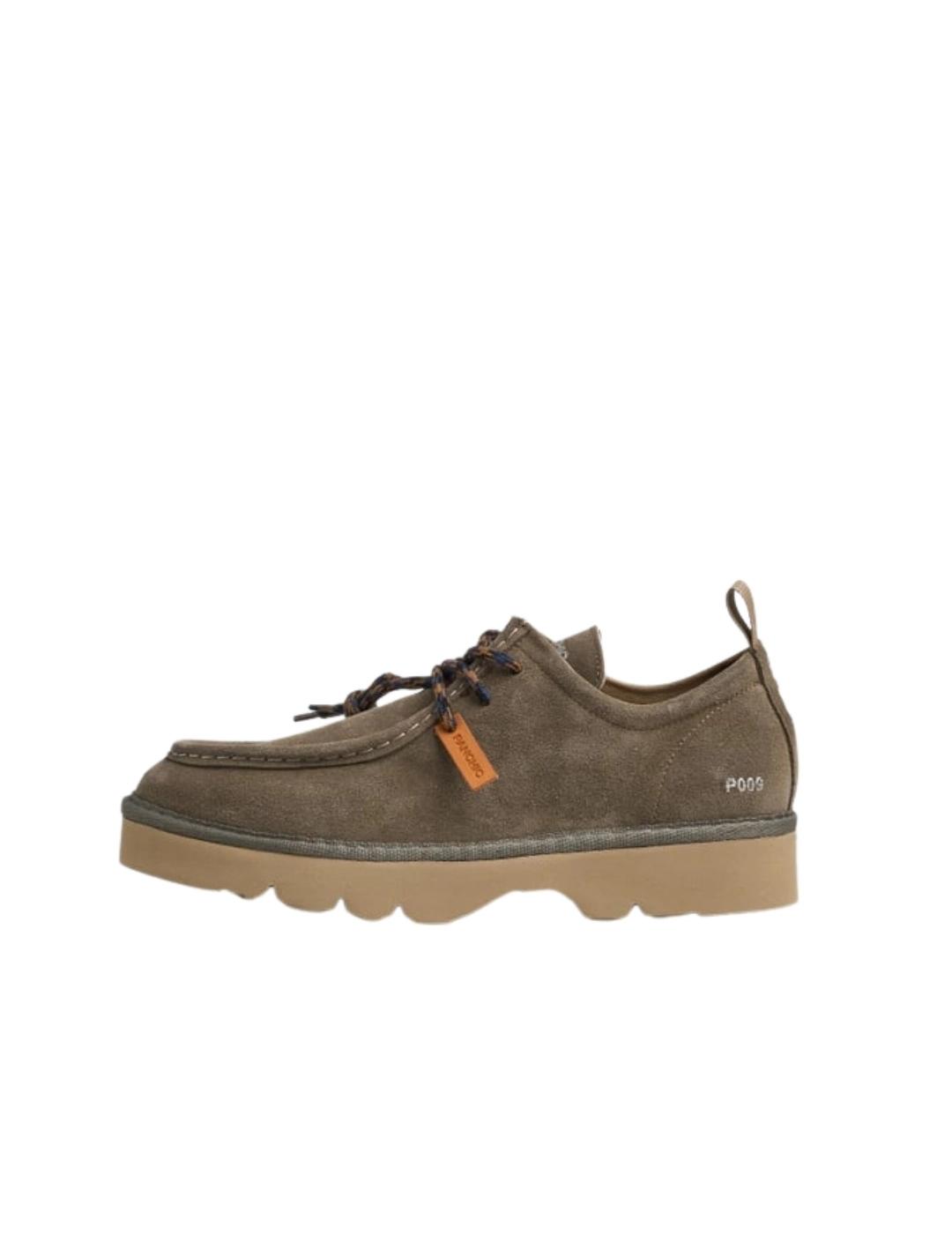 Panchic Zapatos P009 Lace-Up Verde