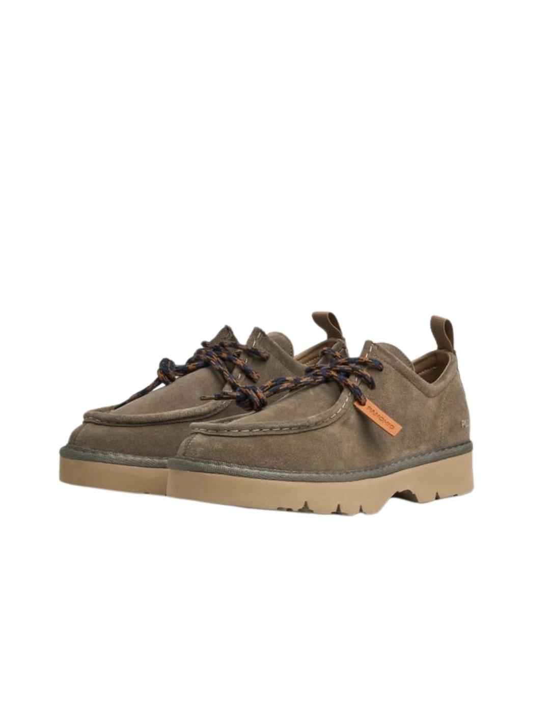 Panchic Zapatos P009 Lace-Up Verde