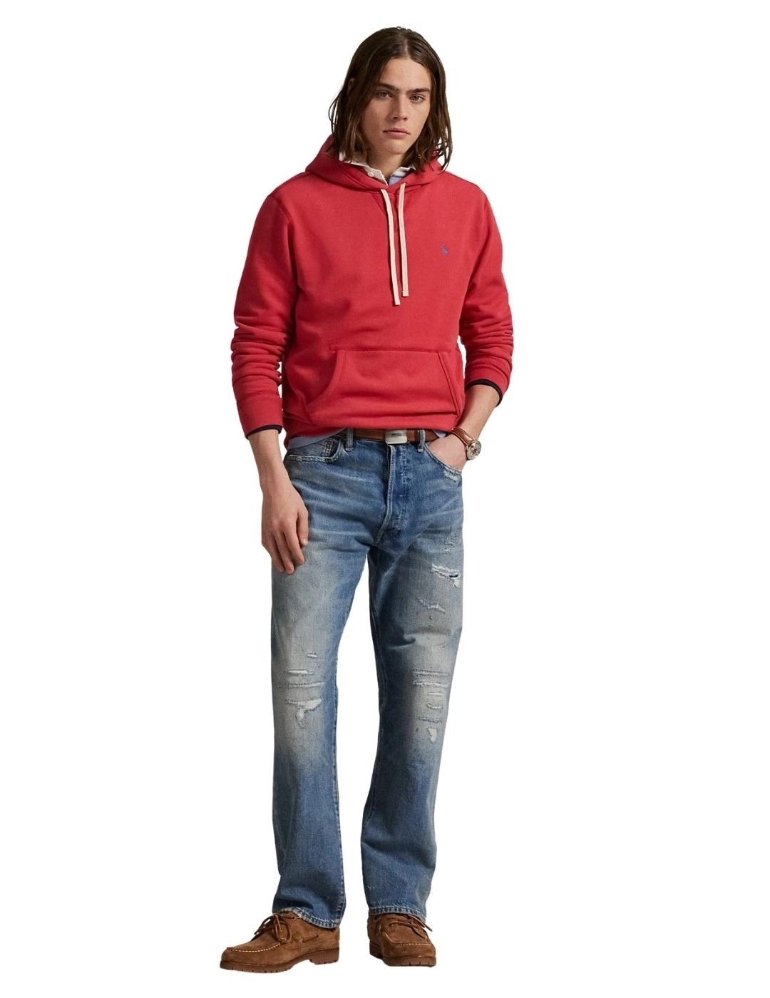 Ralph Lauren Sudadera Rl felpa con capucha Roja