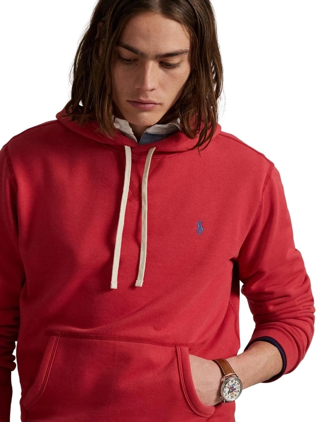 Ralph Lauren Sudadera Rl felpa con capucha Roja