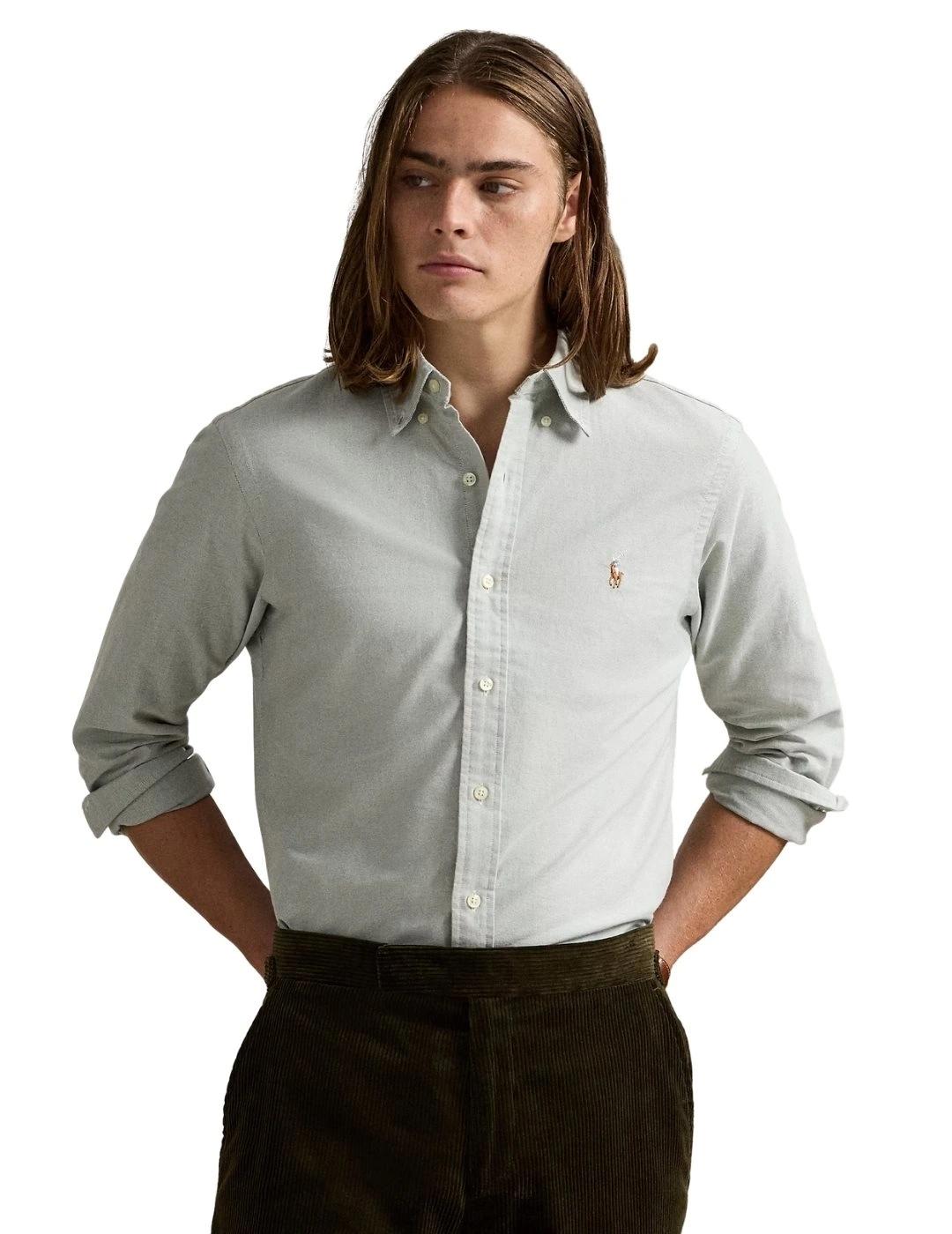 Ralph Lauren Camisa Oxford Verde