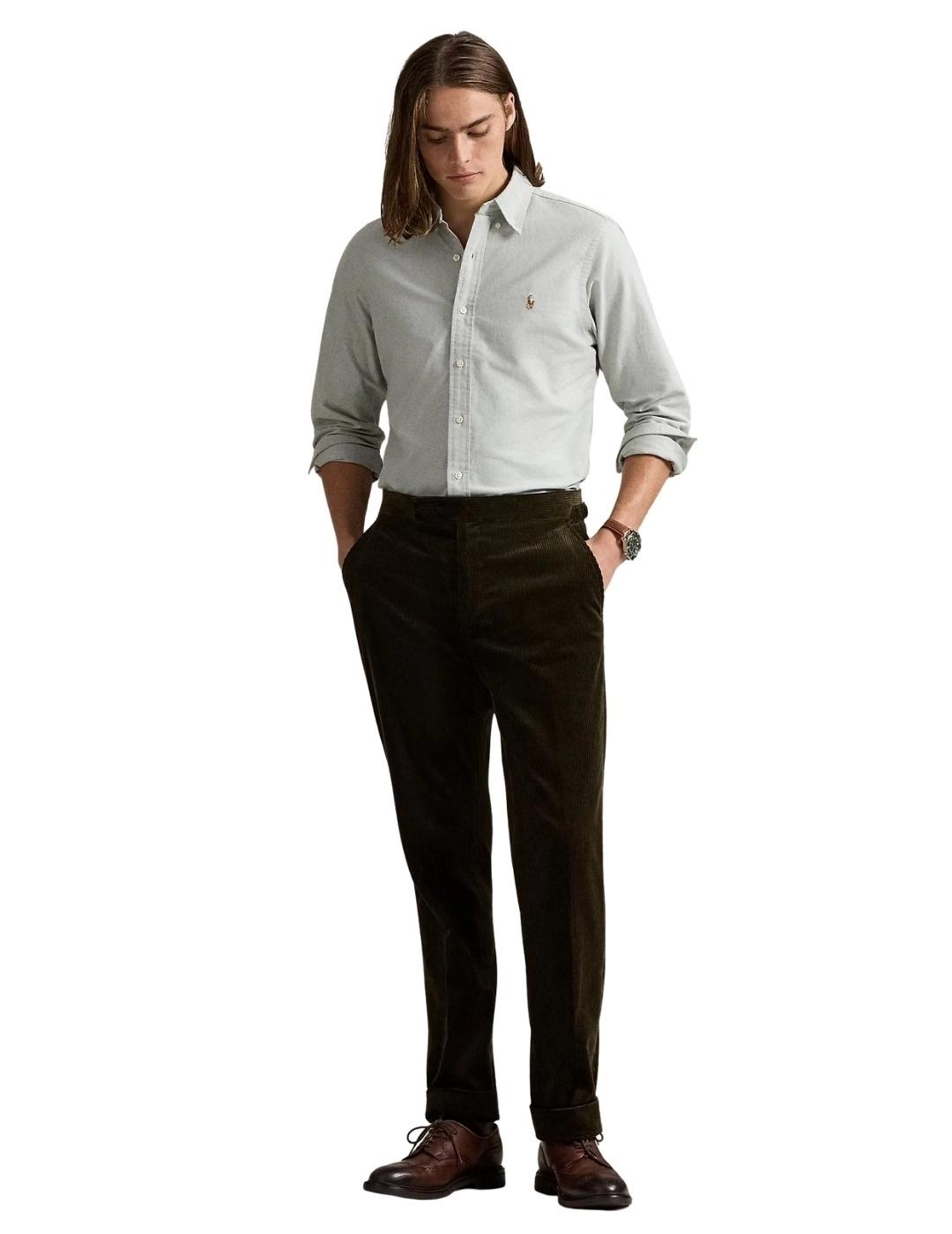 Ralph Lauren Camisa Oxford Verde