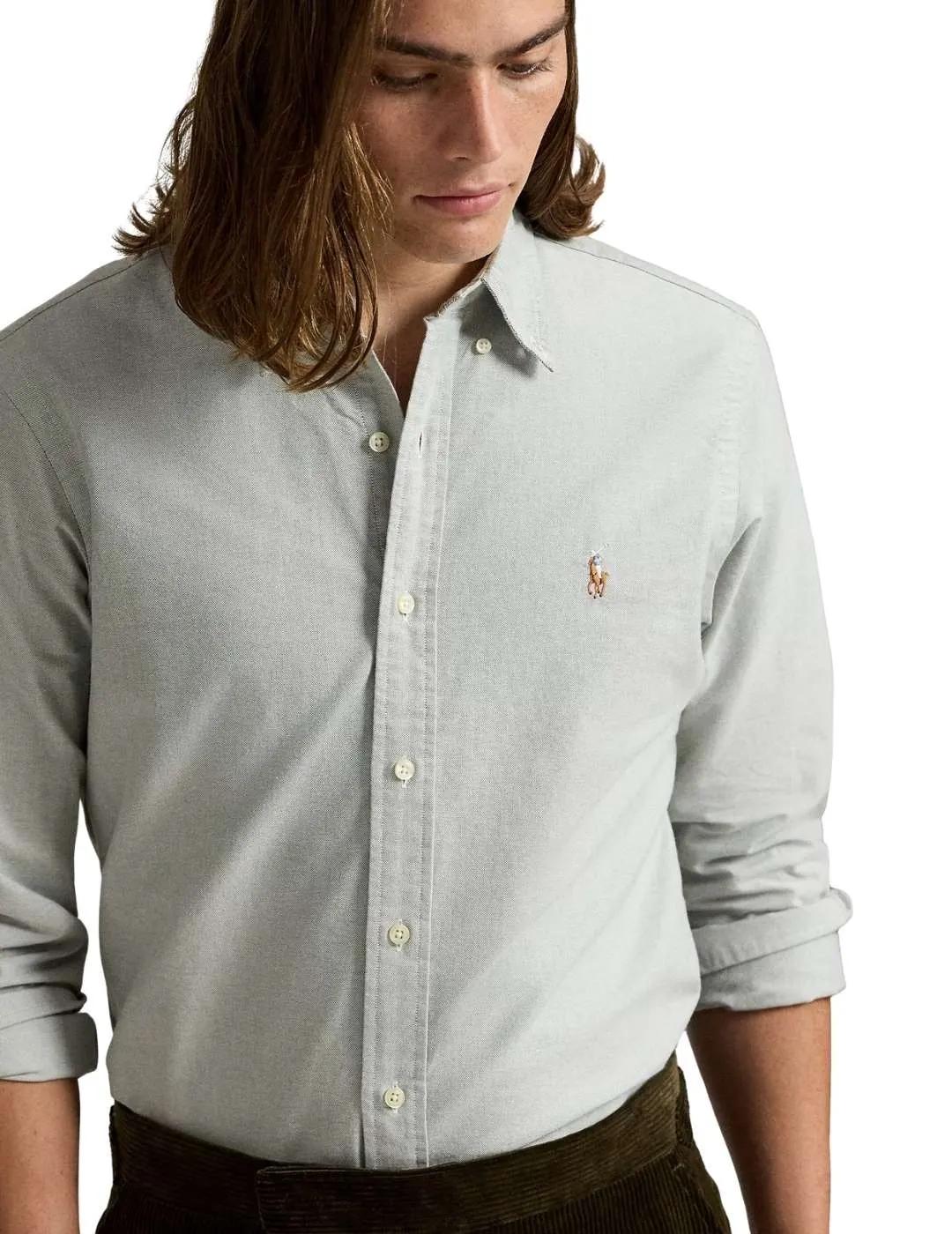 Ralph Lauren Camisa Oxford Verde
