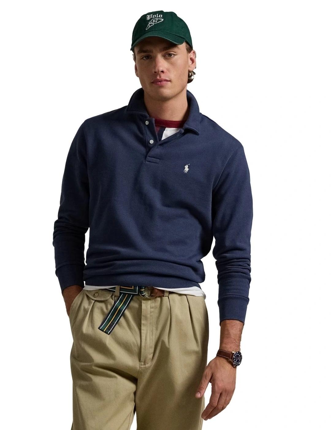 Ralph Lauren Sudadera con cuello de polar Marino