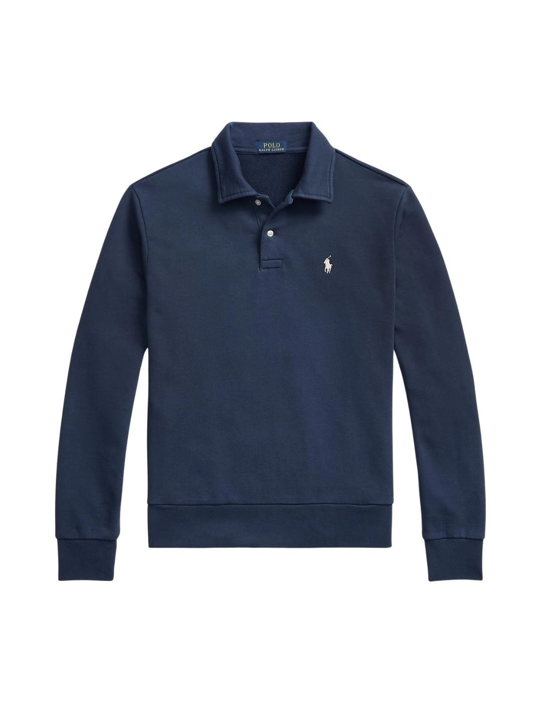 Ralph Lauren Sudadera con cuello de polar Marino