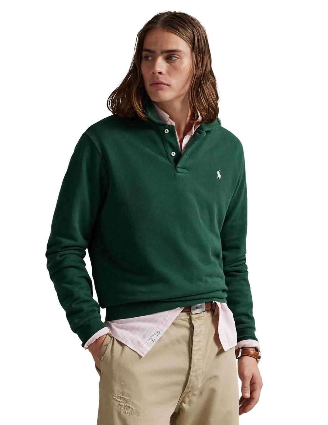 Ralph Lauren Sudadera con cuello de polar Verde