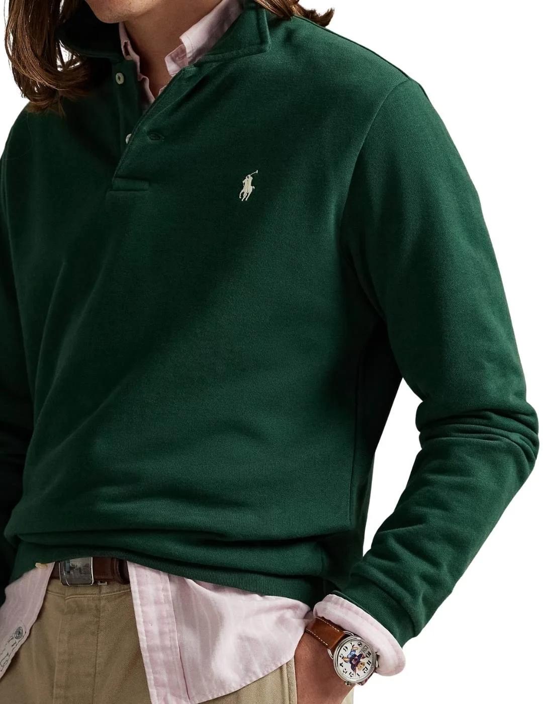 Ralph Lauren Sudadera con cuello de polar Verde