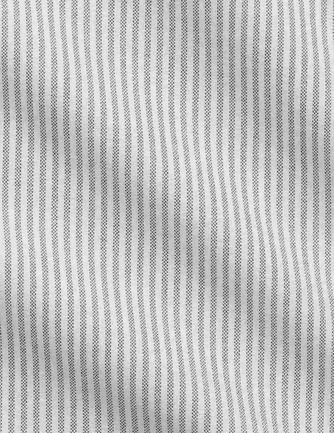 Ralph Lauren Camisa Oxford rayas Verde Custom Fit