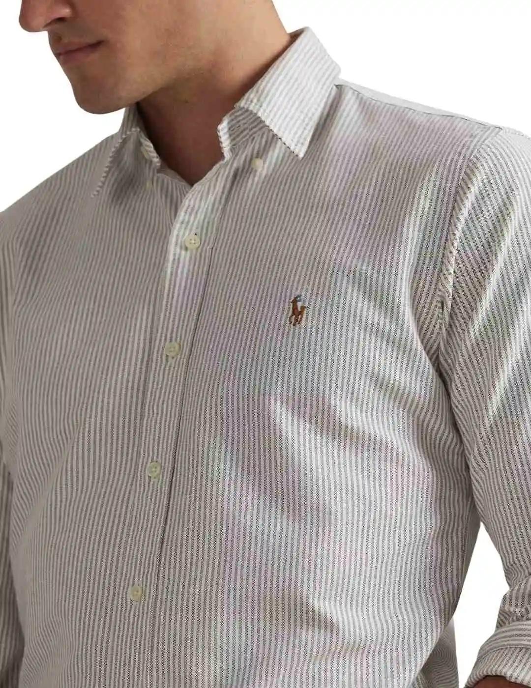 Ralph Lauren Camisa Oxford rayas Custom Fit