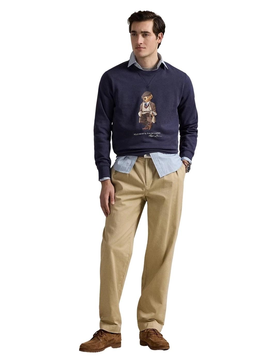 Ralph Lauren Sudadera de felpa Polo Bear Azul