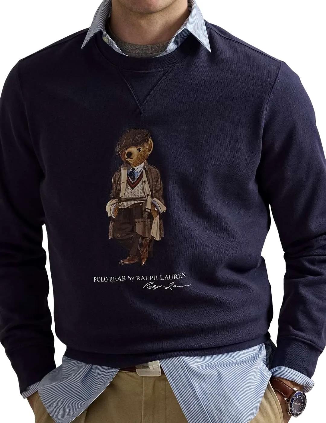 Ralph Lauren Sudadera de felpa Polo Bear Azul