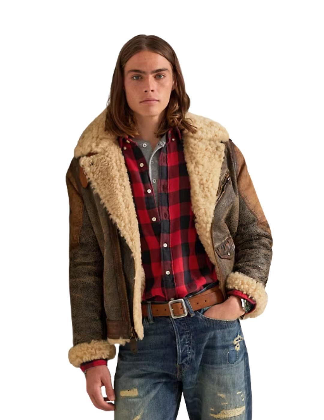 Ralph Lauren Camisa Custom fit de cuadros Roja