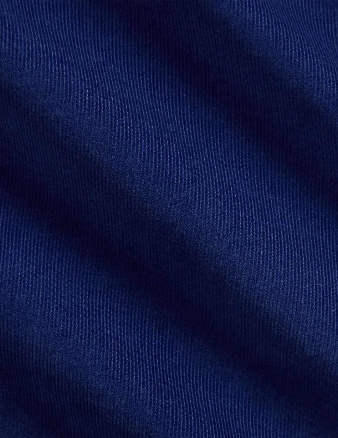 Ralph Lauren Camisa de pana Custom Fit Marino